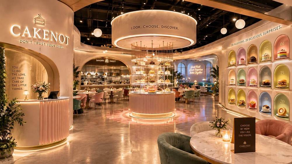 A mystery food experience. Choose by the picture. Discover the dish when it arrives.