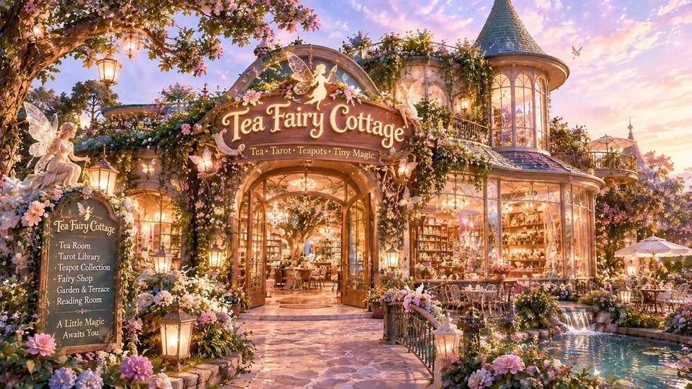 Tea, tarot, teapots, and tiny magic.