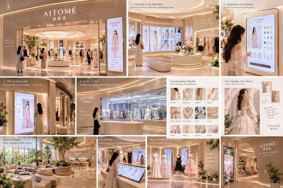 The store. Explore, design, try it on, then we make it.