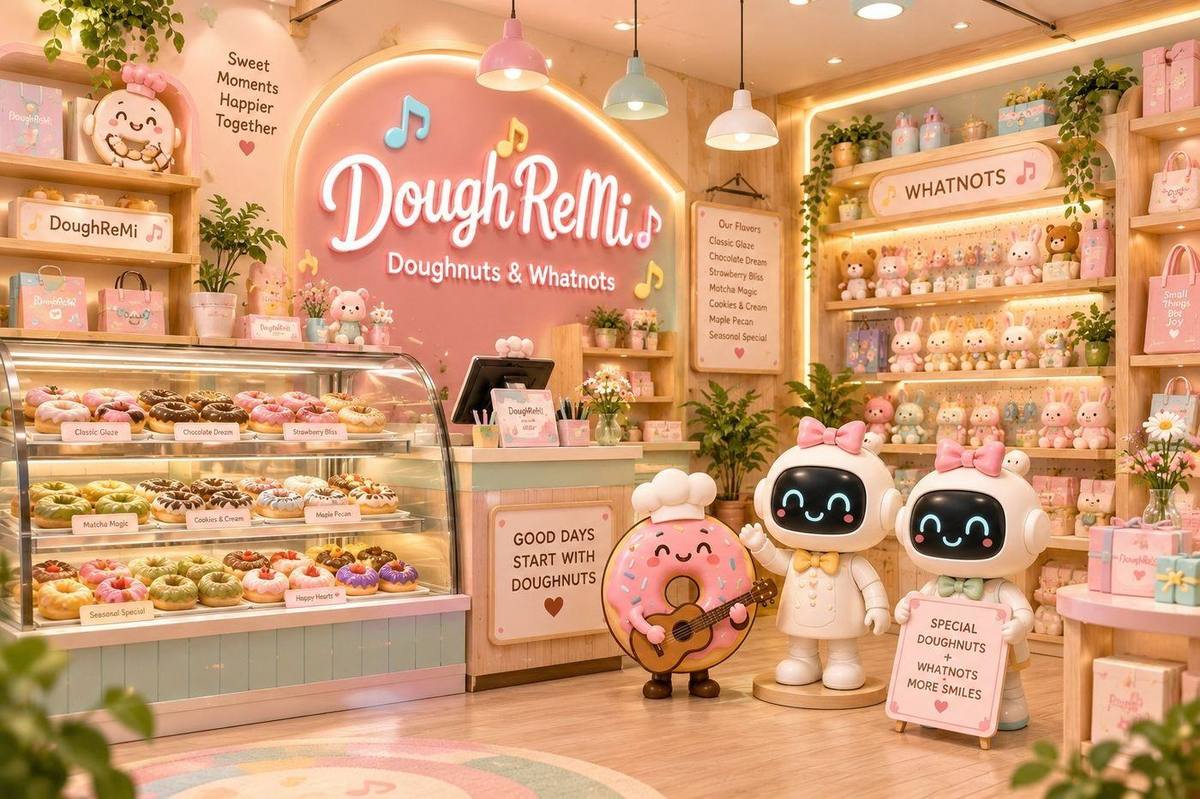 Doughnuts, whatnots, and Remi.