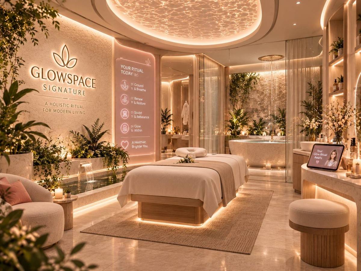 Glow Space Signature. A holistic ritual for modern living.