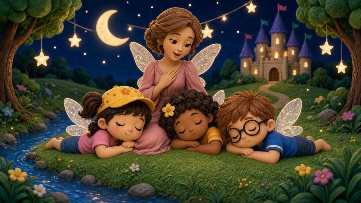 Mother Pixie sings them to sleep