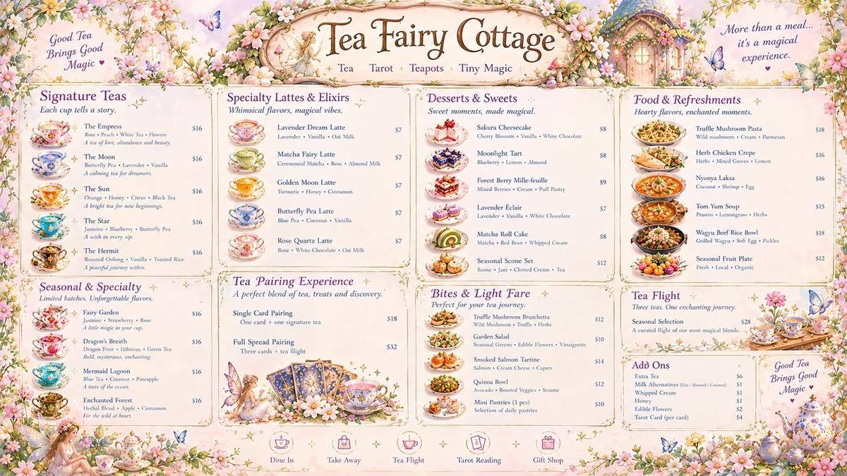 Good tea brings good magic.